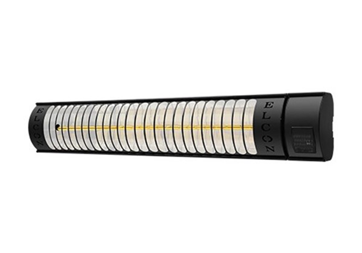 Elcon 2500W 67 CM Uzaktan Kumandalı Duvar Tipi Uzaktan Kumandalı Geniş Alan Elektrikli İnfrared Isıtıcı Fabrika , Atölye, Cami, Cafe, Teras ısıtıcısı